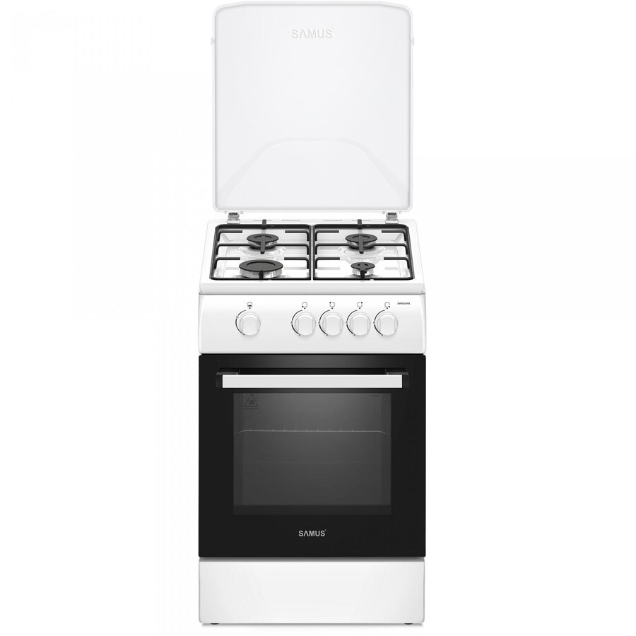 Oferte la Aragaz SM561ANS 4 Arzatoare 50x60Cm Alb