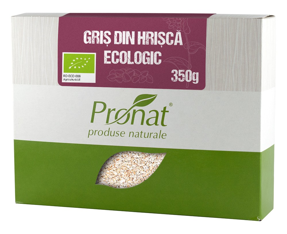 Oferte la Gris bio din hrisca 350g Pronat