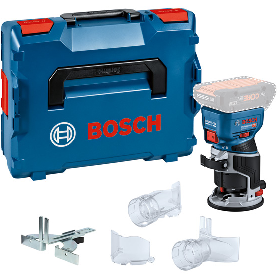 Bosch cordless edge router GKF 18V-8 Professional solo, 18Volt (blue/black, without battery and charger, in L-BOXX)
