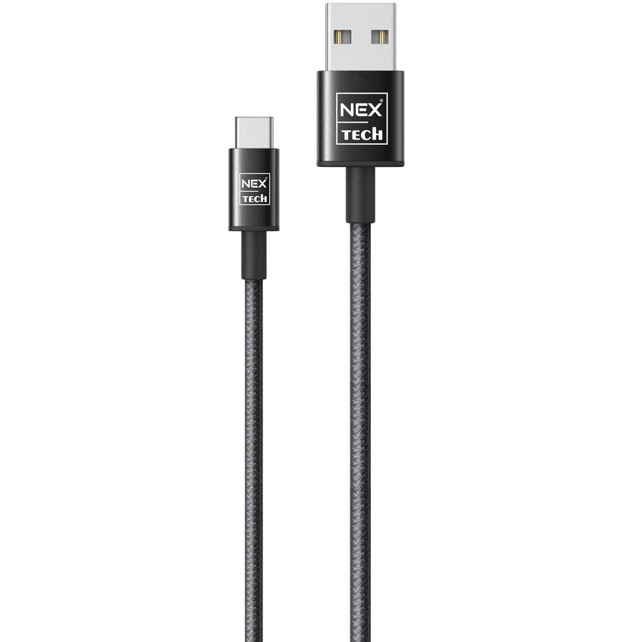 Oferte la Cablu de date / Incarcare TECH Type C Premium 2m Transfer date Incarcare Sincronizare Flexibil Compatibilitate Universala Negru