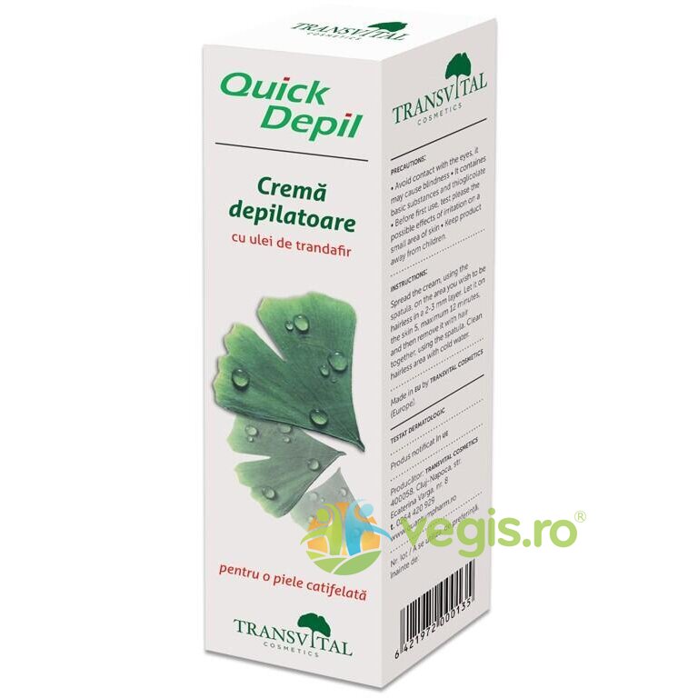 Oferte la Crema Depilatoare cu Ulei de Trandafir Quick Depil 125ml