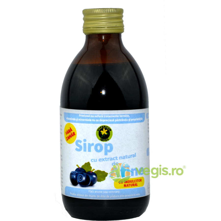 Oferte la Sirop de Afine Fara Zahar 250ml