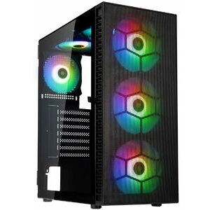 Carcasa Observatory HF Mesh ARGB Mid-Tower Negru