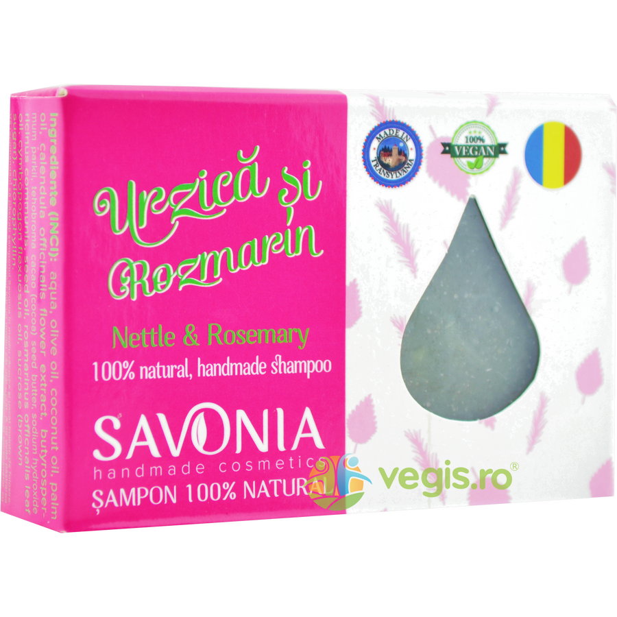 Oferte la Sampon Solid cu Urzica si Rozmarin 90g