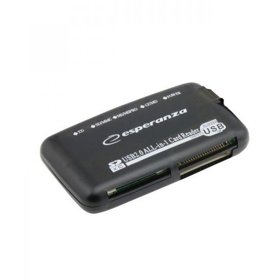 Oferte la Card reader EA117 slim all in one USB 2.0 Transfer 480 mb/s Negru