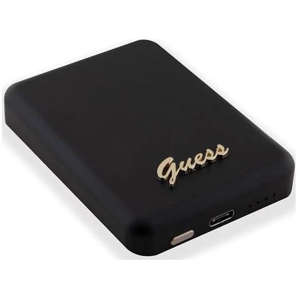 Acumulator Extern Metal Script Logo MagSafe 3000mAh 5W MagSafe Alb