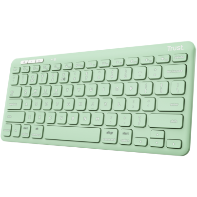 Tastatura Wireless Lyra Compact Reincarcabila Bluetooth USB Verde