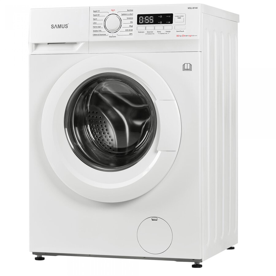 Oferte la Masina Spalat Rufe WSLI-8144 8kg 1400 rot/min Alb
