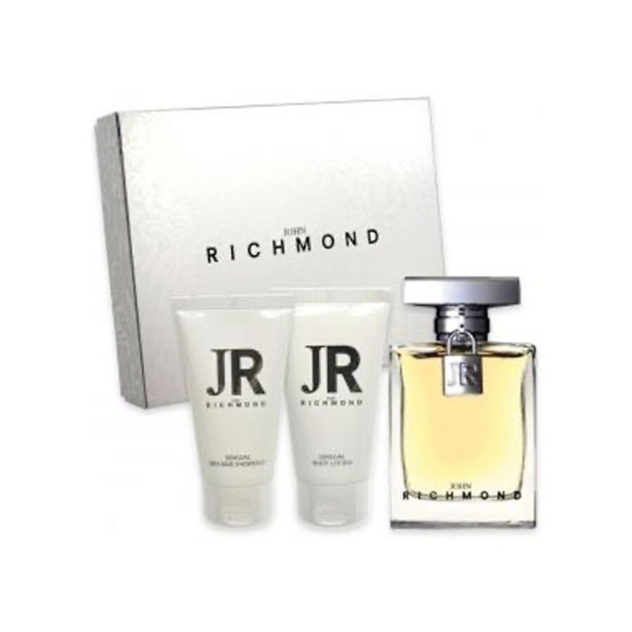 Oferte la Set John Richmond: Apa de Parfum pentru Femei 100 ml + Lotiune de Corp Hidratanta 50 ml + Gel de Dus Black Metal 50 ml