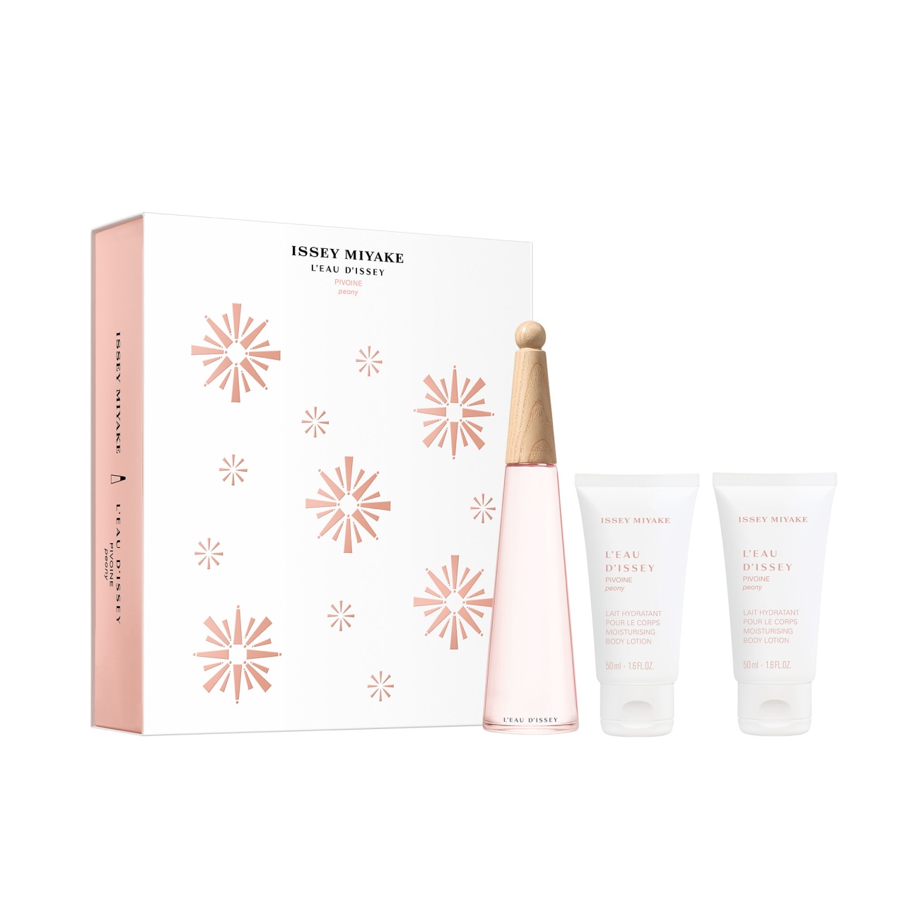 Oferte la Set cadou Issey Miyake L'Eau d'Issey Pivoine Peony, Femei, Apa de Toaleta Intense 50 ml + Lotiune de corp, 2 x 50 ml