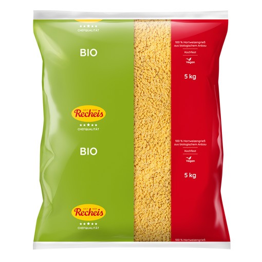 Oferte la Stelute bio din grau dur 5kg Recheis