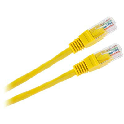 Oferte la Cablu Retea UTP 0.5m Yellow