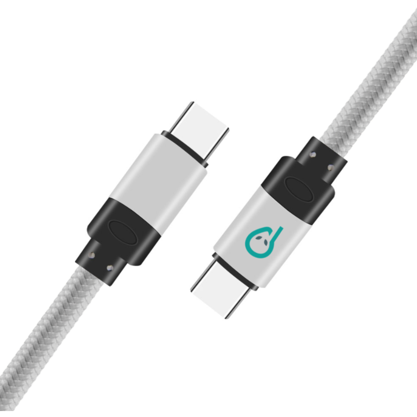 Oferte la Cablu de date Pentru Smartphone USB Type-C La USB Type-C 1.8m Argintiu