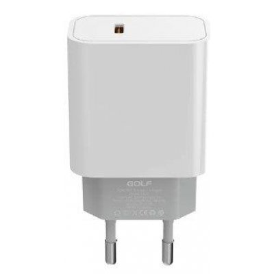 Alimentator Incarcator de la Retea la 1x USB tip C PD 30W Alb, Golf GF-U32