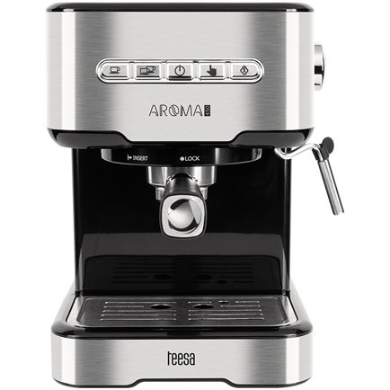 Oferte la Espressor Manual 15bar 850W 1.5l Incalzitor Pahare Oprire Automata Argintiu