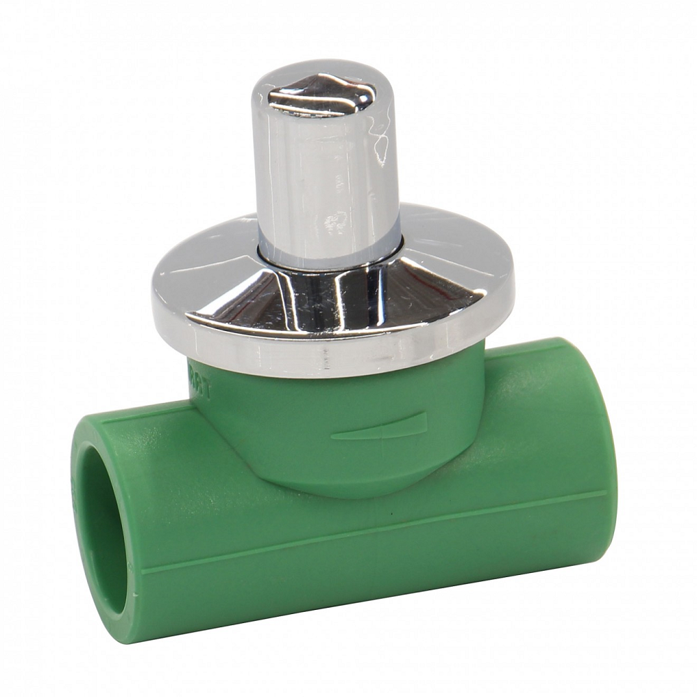 Oferte la Robinet de trecere incastrat PPR Hausterm, cu ventil, verde, 20 mm