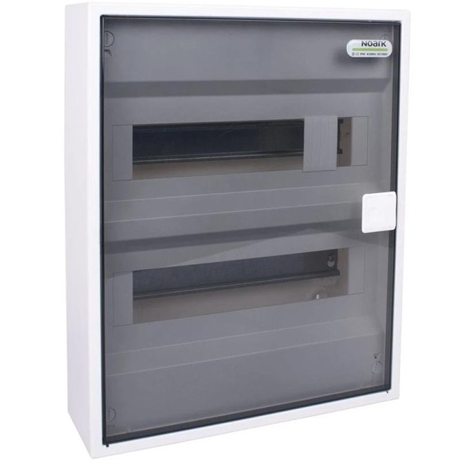 Cofret de distributie din plastic, Noark 107275 PNS-SD 24T, montare aparenta,IP40, 24 module