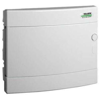 Cofret de distributie din plastic, Noark 101518 PNF 12W, montare incastrata, usa alba, IP40, 1 rand, 12 module