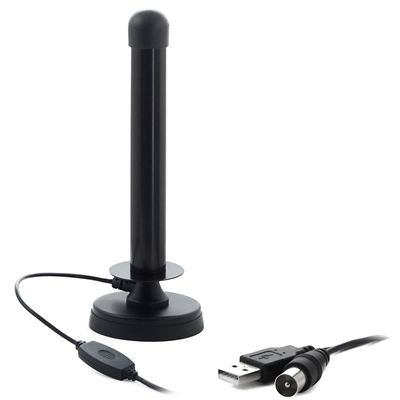 Oferte la Antena TV Mobila Omnidirectionala Pentru Receptia DVB-T Negru