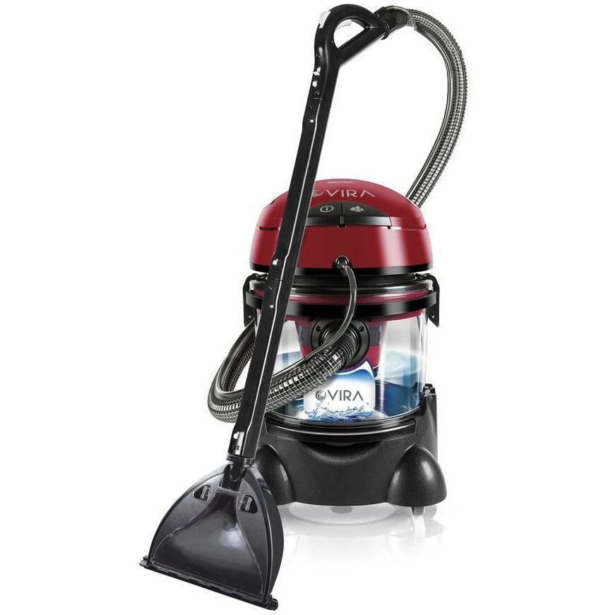 Oferte la Aspirator Fara Sac 4.5l 2400W Cablu 6m Filtru HEPA Putere Aspirare 210W Rosu/Negru