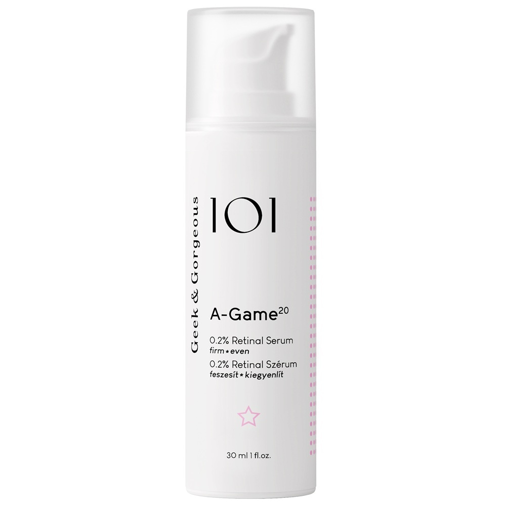 Oferte la Ser de fata cu 0.2% retinal A-Game 20, Geek & Gorgeous, 30 ml
