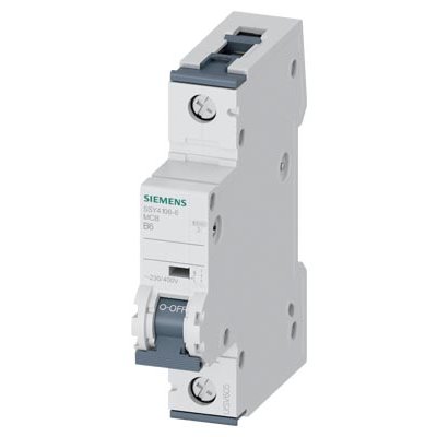 Siguranta automata 1P 6A, curba B, 10kA Siemens 5SY4106-6
