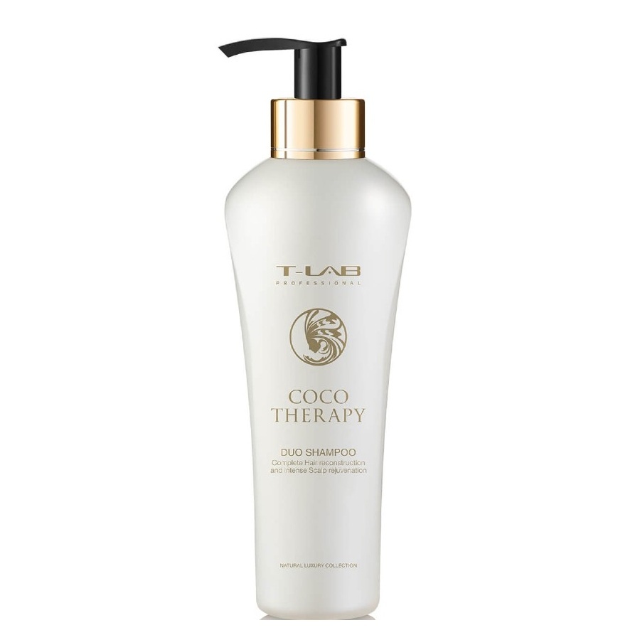 Oferte la Sampon T-LAB Professional Coco Therapy DUO reconstructie completa a parului, 300 ml