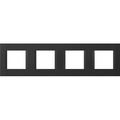 Modul Line Rama 4x2M IP20 Negru, TEM Modul TEM-OL28SB-U