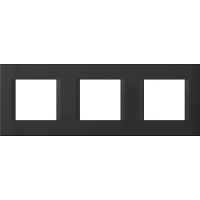 Modul Line Rama 3x2M IP20 Negru, TEM Modul TEM-OL26SB-U