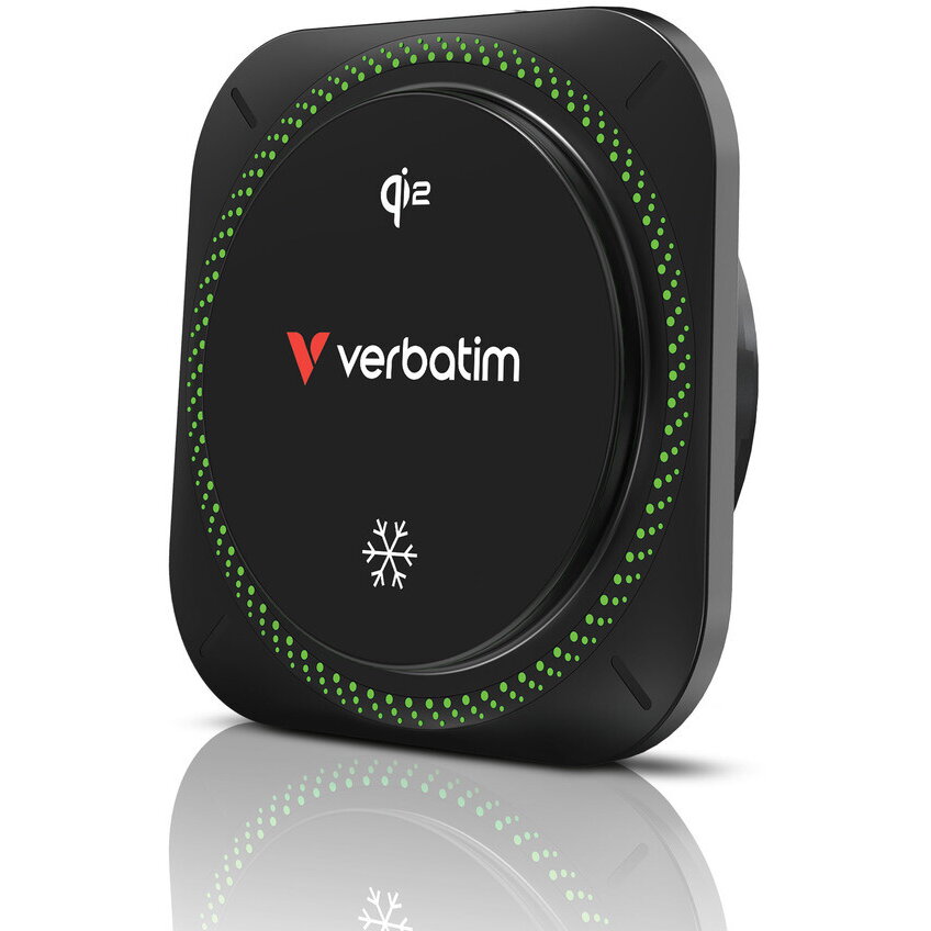 Incarcator Auto Magnetic Wireless CnD-01Qi2 RGB Negru