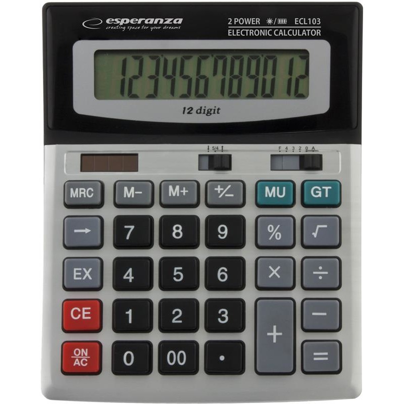 Oferte la Calculator de birou ESPERANZA ECL103 Calculator de birou electronic EULER