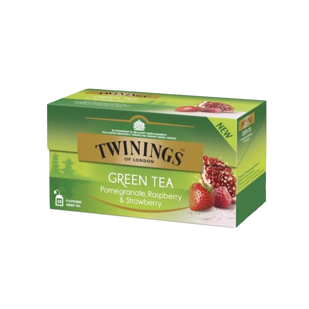 Oferte la Ceai Verde Cu Aroma De Rodie Zmeura Si Capsuni Twinings 25x1.5g