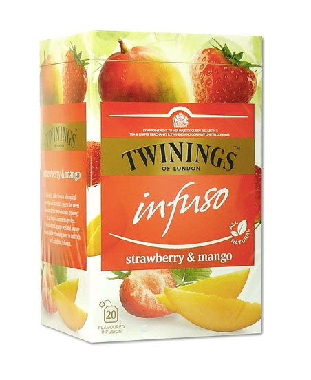 Oferte la Ceai Pentru Infuzie Cu Capsuni Si Mango Twinings 20x2g
