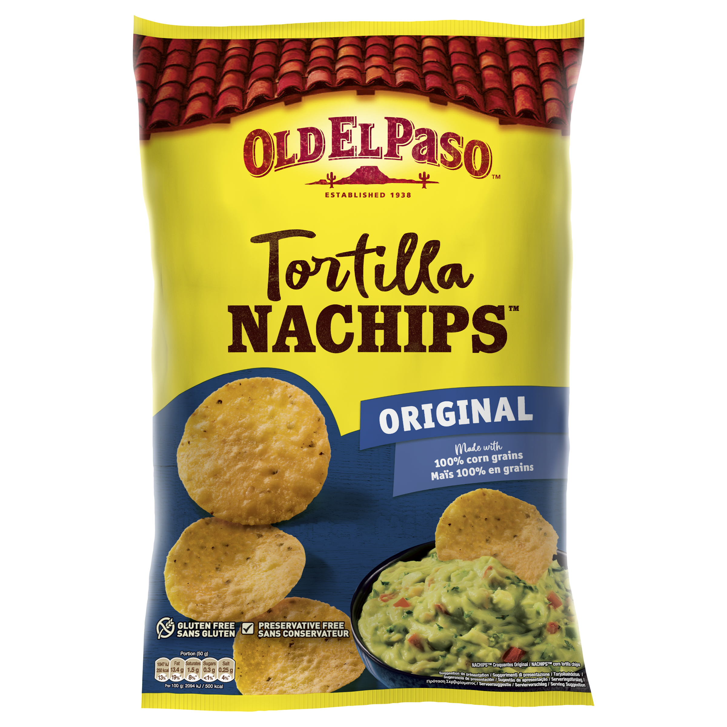 Oferte la Tortilla Nachips Original Old El Paso 185g