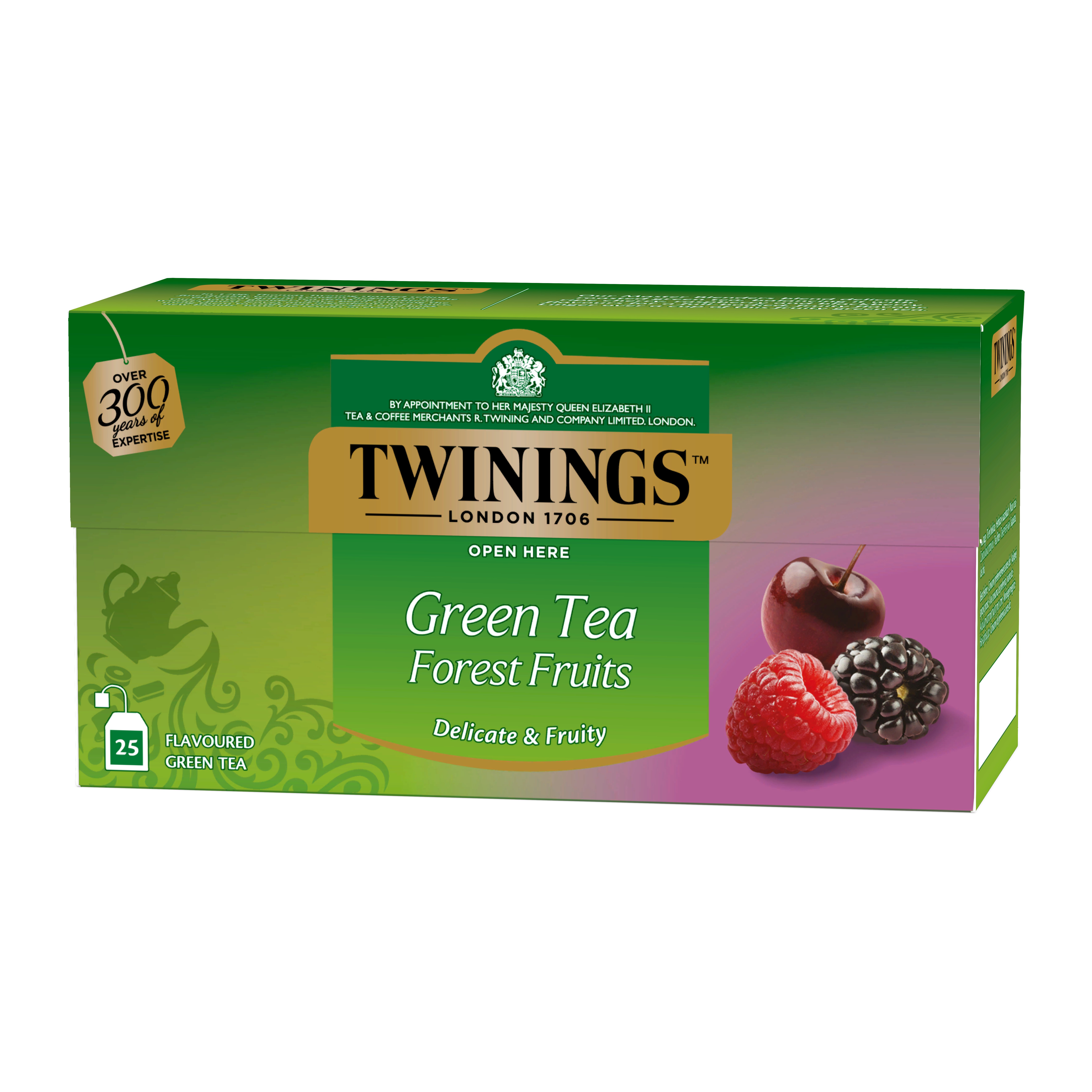 Oferte la Ceai Verde Cu Aroma de Fructe de Padure Twinings 25*2g