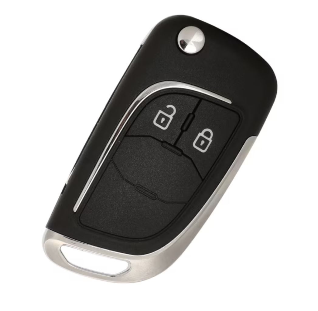 Oferte la Carcasa Cheie Auto Transformare tip Briceag Techstar compatibila Opel Astra, Insignia, Meriva, Zafira, Vauxhall, Chevrolet Cruze – 2 Butoane, Elemente Cromate