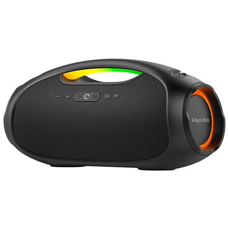 Oferte la Boxa Portabila KM0572  STREET X-BASS 60W Iluminare RGB Bluetooth Negru