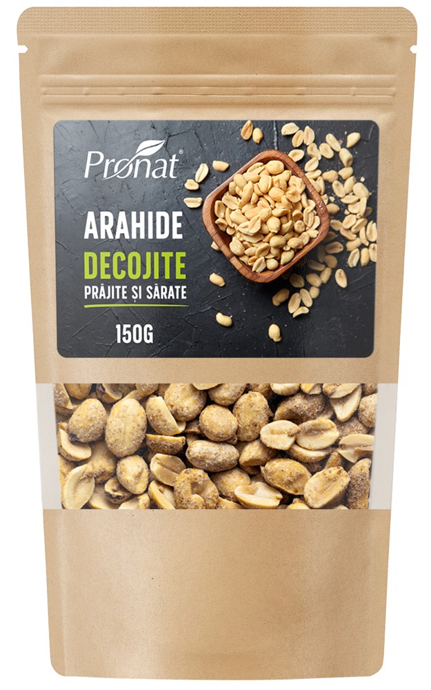 Oferte la Arahide decojite prajite si sarate, 150g Pronat