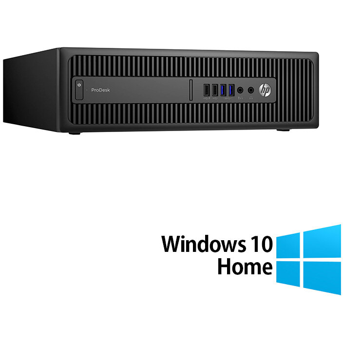 Sistem desktop Refurbished ProDesk 600 G2 Intel Core i5-6500 8GB 500GB HDD Windows 10 Home Black