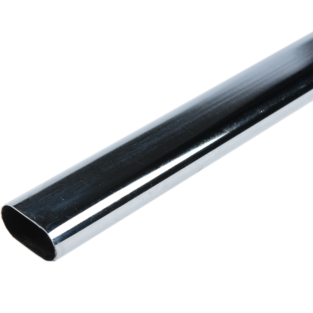 Oferte la Bara pentru haine ovala, otel, crom, 30 x 15 x 3000 mm