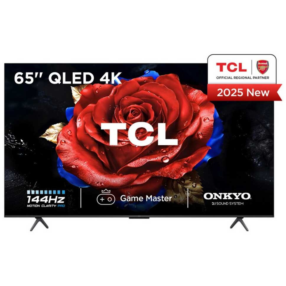 Televizor QLED 65T8C 164cm 65inch Google TV Ultra HD 4K Black