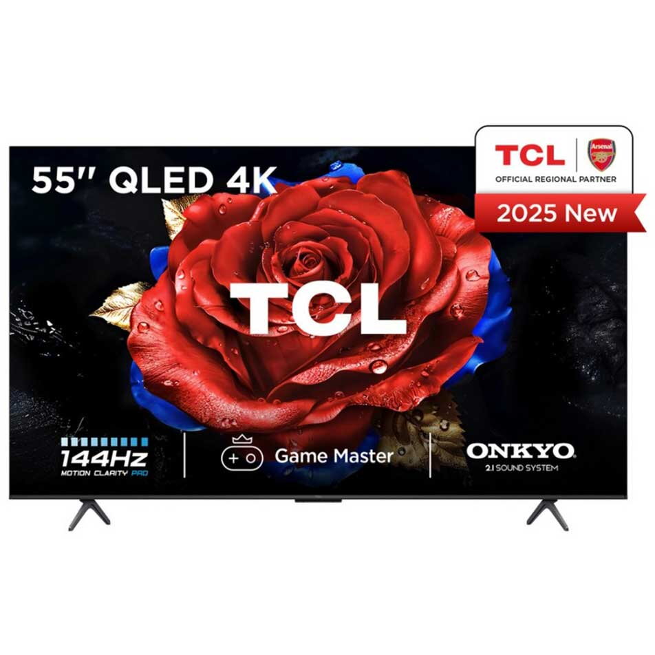 Televizor QLED 55T8C 139cm 55inch Google TV Ultra HD 4K Black