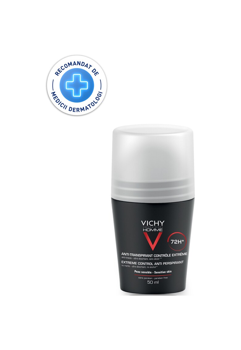 Oferte la Deodorant roll-on  Homme pentru barbati - cu efect de lunga durata Control Extrem - 72h - 50 ml