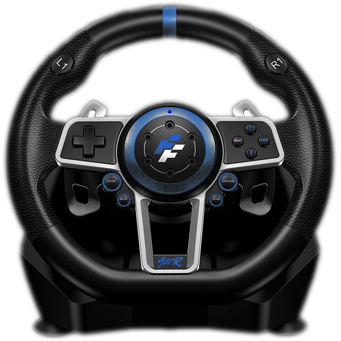 Oferte la Volan Gaming Suzuka F111 Negru/Albastru