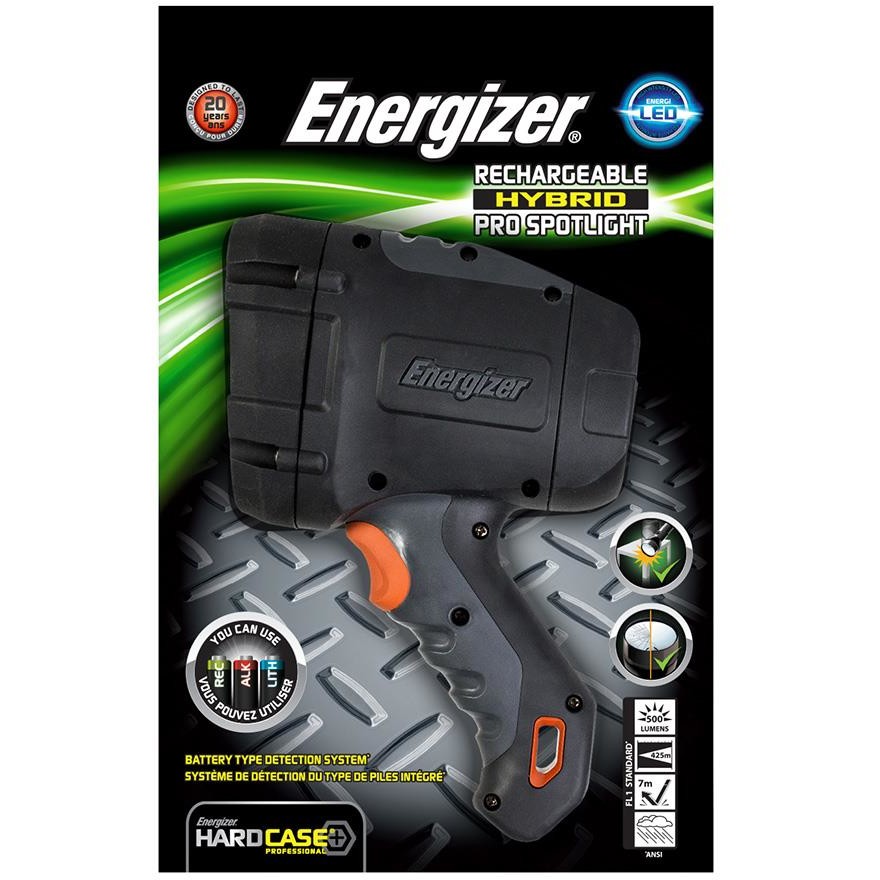 Oferte la Lanterna 7638900344974, ENERGIZER Hard Case Led, reincarcabila, negru