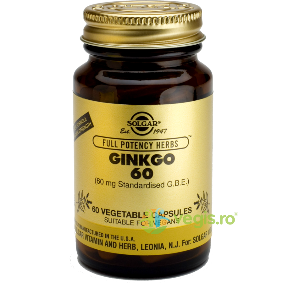 Oferte la Ginkgo 60 (Ginkgo Biloba) 60cps