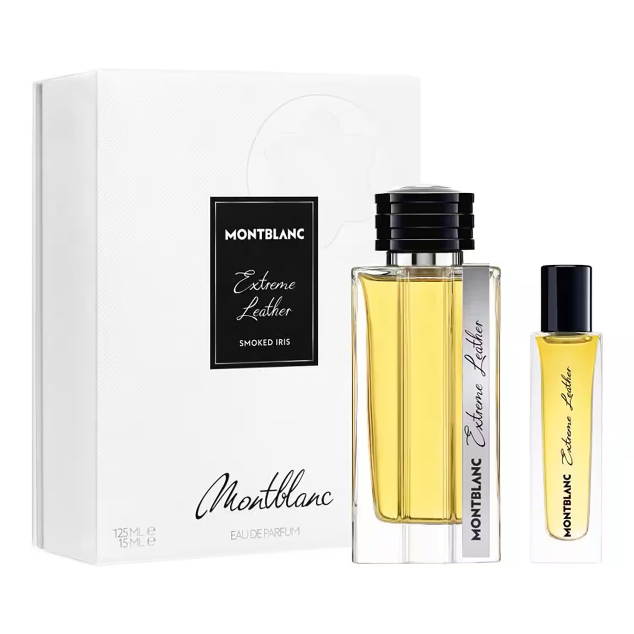 Oferte la Set cadou Montblanc Extreme Leather, Barbati, Apa de Parfum, 125 ml + 15 ml