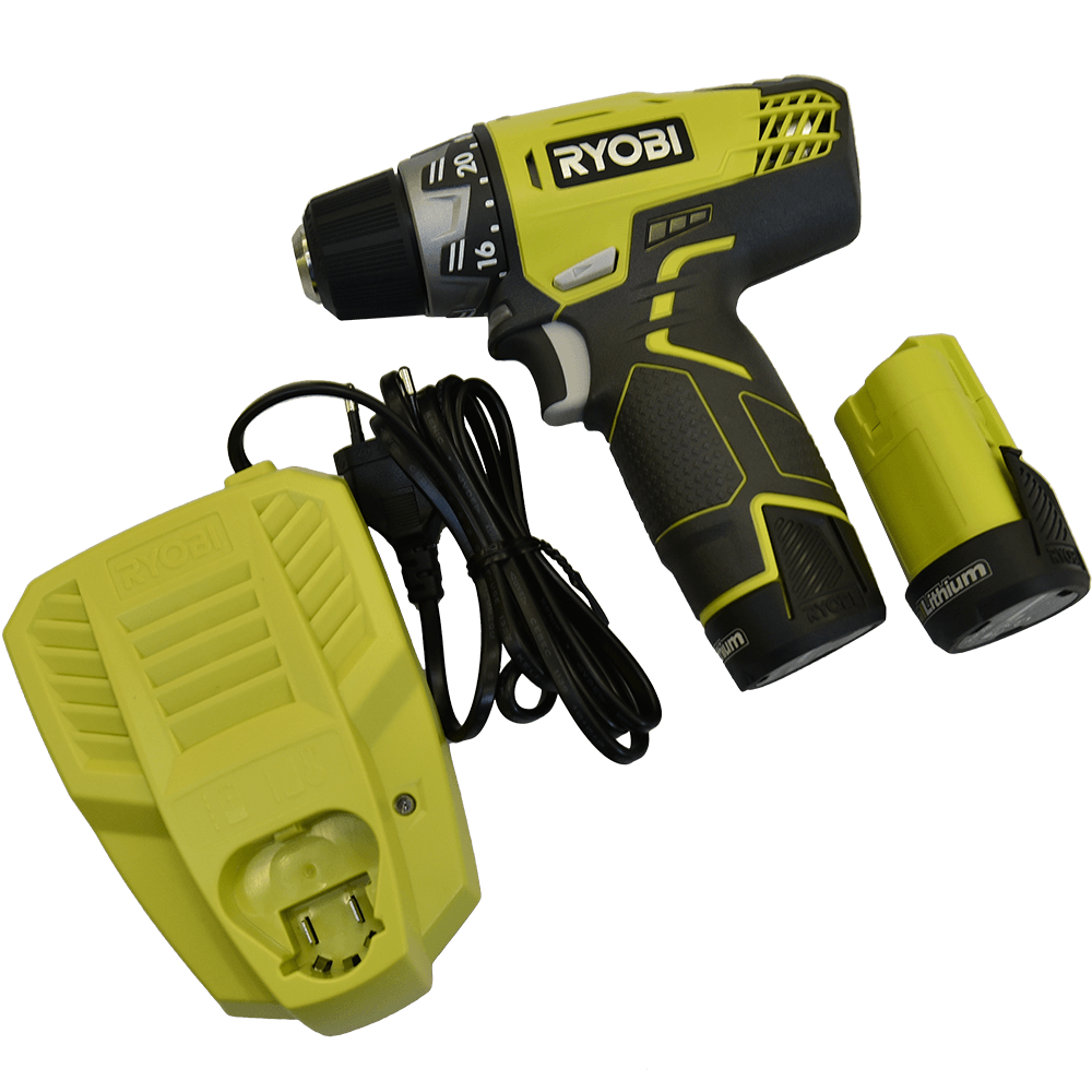 Oferte la Masina de insurubat Ryobi R12DD-LL13S, 2 acumulatori, 1300 mAh, 1500 rpm