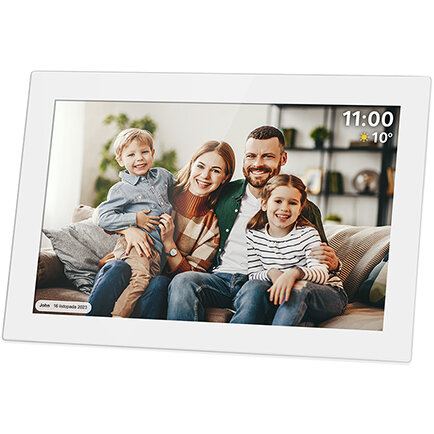 Oferte la Rama Foto Digitala Frameo KM1100W Wi-Fi Ecran IPS 10.1Inch Memorie 16 GB  Alb