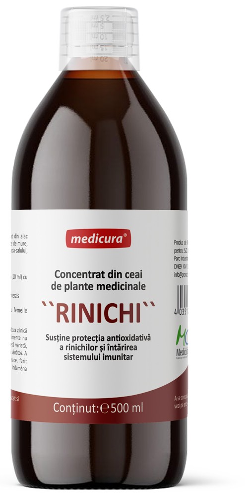 Oferte la Concentrat din plante medicinale pentru rinichi 500ml Medicura